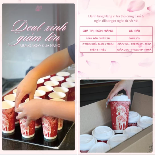 MỪNG NGÀY CỦA NÀNG 8/3 – ƯU ĐÃI ĐẾN 20% CHO CÁC BUỔI TIỆC TRÀ TỪ AH MA