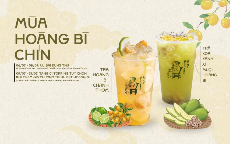 Ah Ma Handmade Ra Mắt Bộ Sưu Tập “Mùa Hoàng Bì Chín” – Hương Quả Ngày Hạ, Thanh Dịu Mát Lành