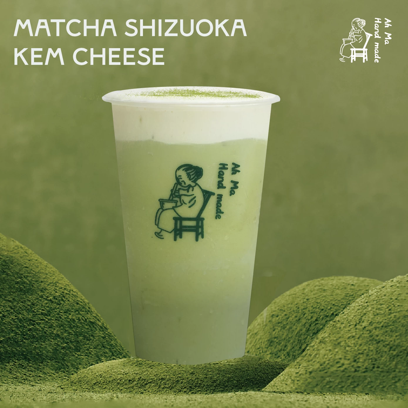 Matcha Shizuoka Kem cheese