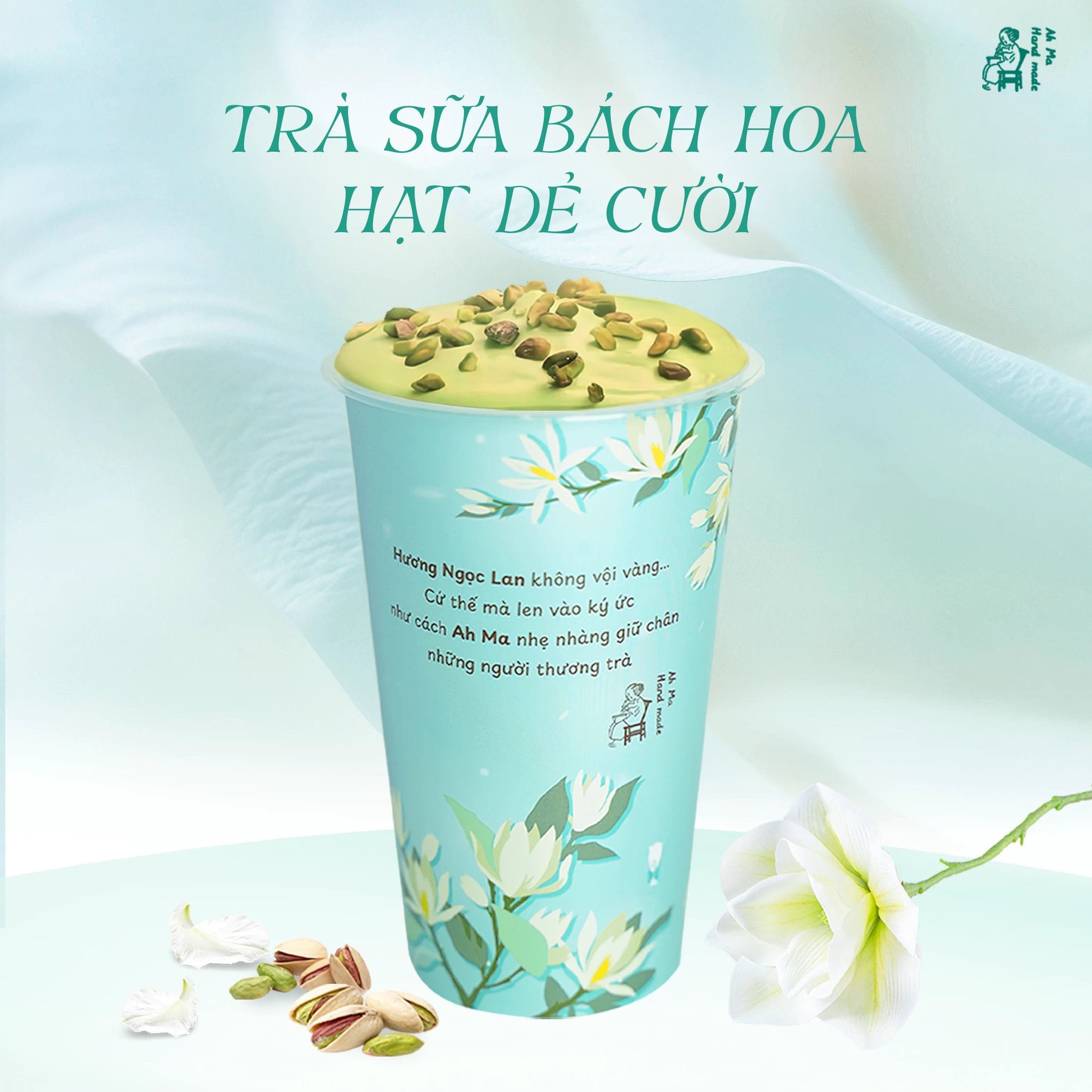 Trà Sữa Bách Hoa Hạt Dẻ Cười