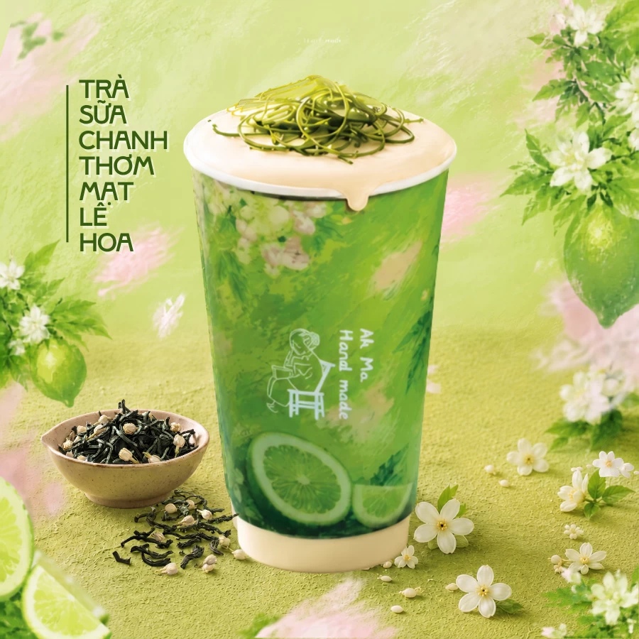TRÀ SỮA CHANH THƠM MẠT LÊ HOA